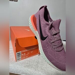Nike Epic React flyknit 2 plum dust black gray